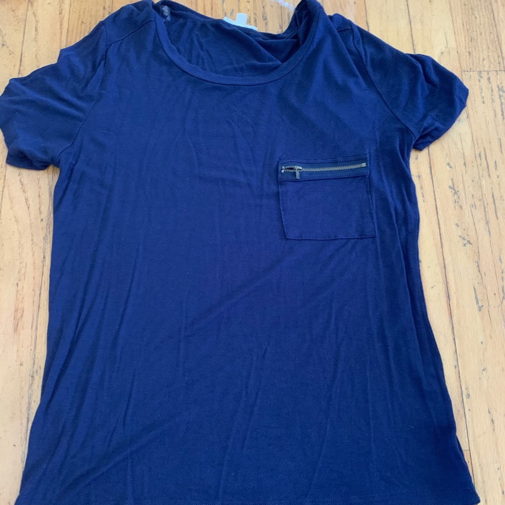 dark blue soft tee